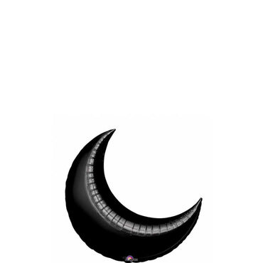 Black Crescent Mini Shape Balloon 10in Balloons & Streamers - Party Centre - Party Centre