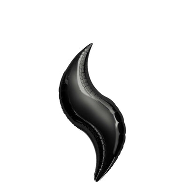 Black Curve Foil Balloon 28in Balloons & Streamers - Party Centre - Party Centre