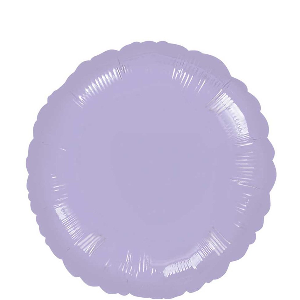 Pastel Lilac Round Foil Balloon 18in Balloons & Streamers - Party Centre - Party Centre