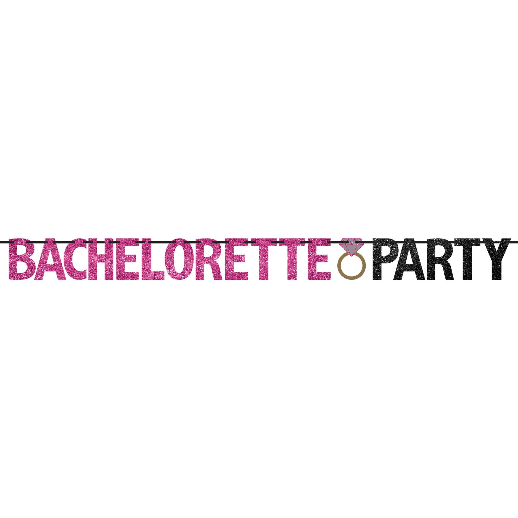 Bachelorette Glitter Party Banner Decorations - Party Centre - Party Centre
