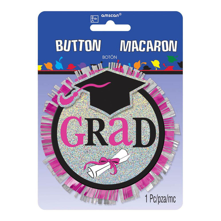 Sparkling Grad Big Button Fun Party Accessories - Party Centre