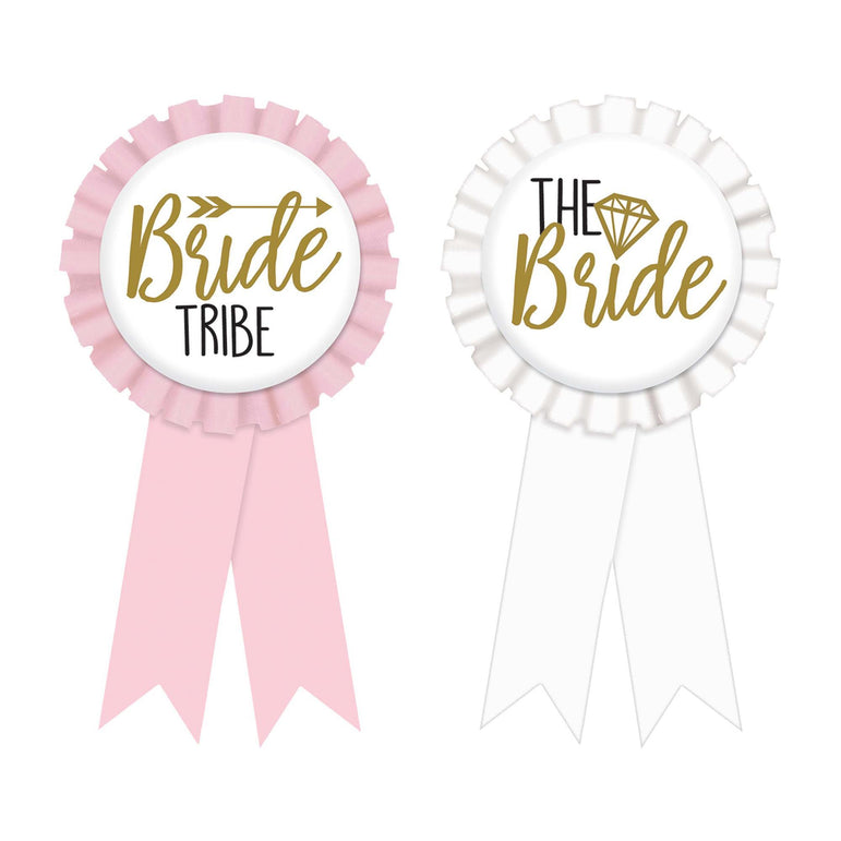 Bachelorette Award Ribbons 8pcs Party Accessories - Party Centre
