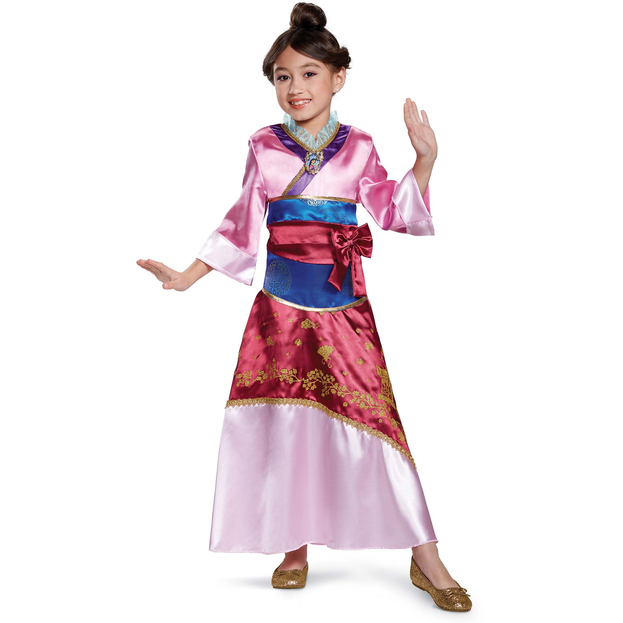 Child Mulan Deluxe Costume - Party Centre