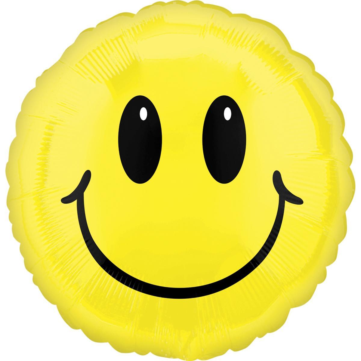 Smile Foil Balloon 18in Balloons & Streamers - Party Centre - Party Centre