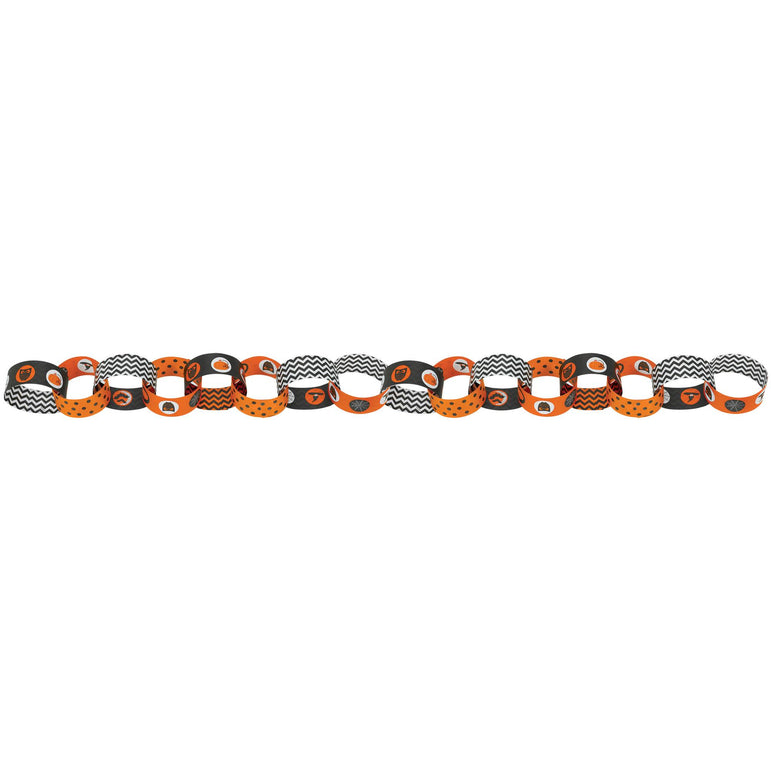 Halloween Paper Chain Link Garland Decorations - Party Centre