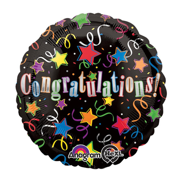 Congratulations! Foil Balloon 18in Balloons & Streamers - Party Centre