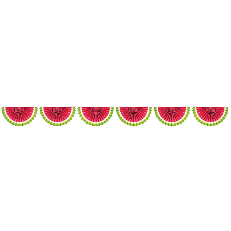  أكاليل ورقية بمروحة بشكل بطيخة 80 انش