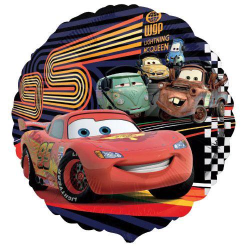 Cars Mcqueen And Group Foil Balloon 18in Balloons & Streamers - Party Centre