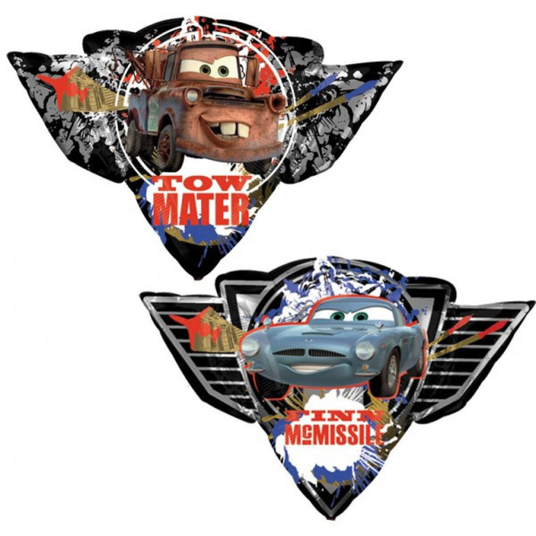 Finn McMissile/Tow Mater 33 x 23in Balloons & Streamers - Party Centre