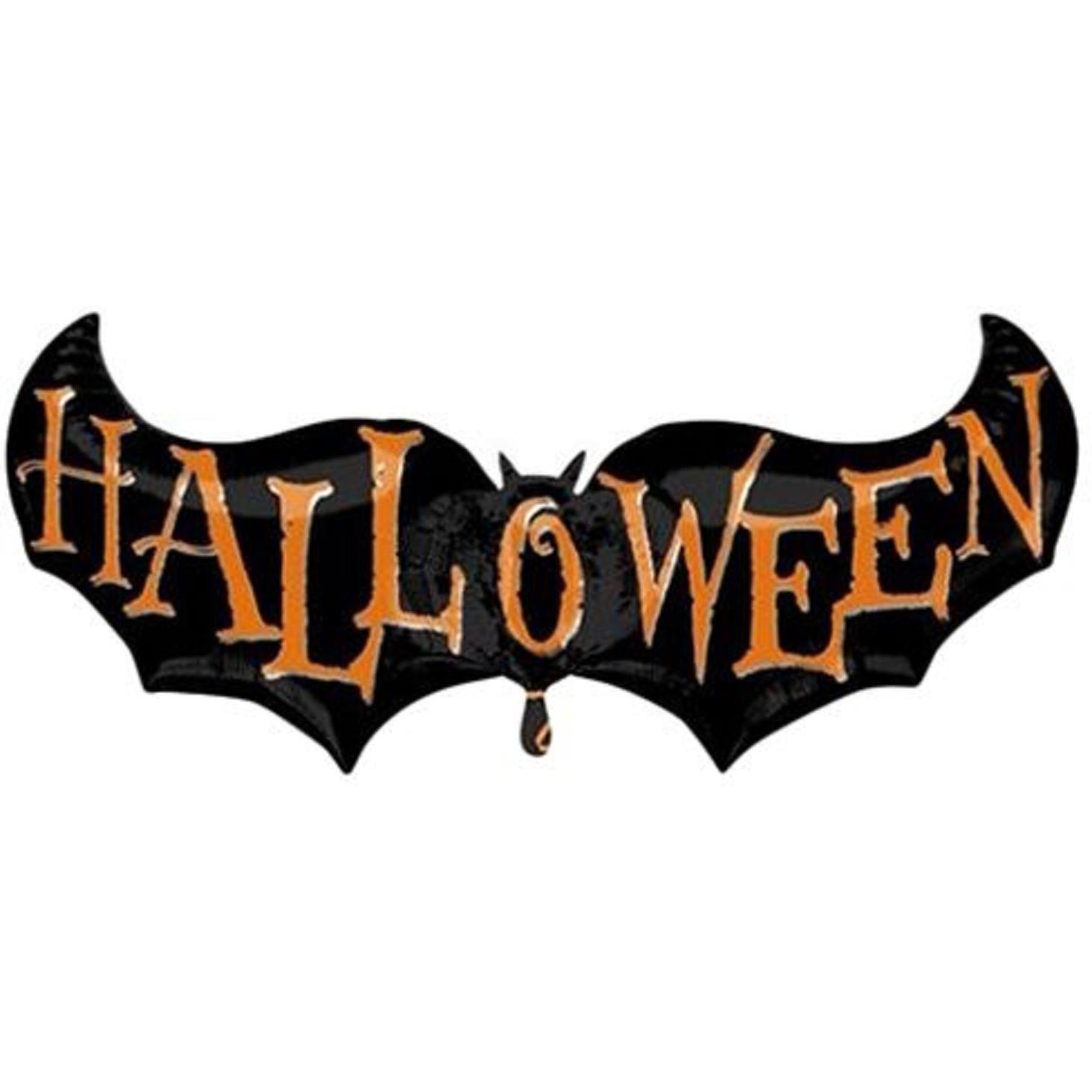 Halloween Bat Supershape Balloon 41 x 18in Balloons & Streamers - Party Centre - Party Centre