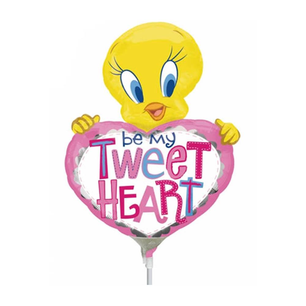 Tweety Be My Tweetheart Mini Shape Balloon Balloons & Streamers - Party Centre - Party Centre