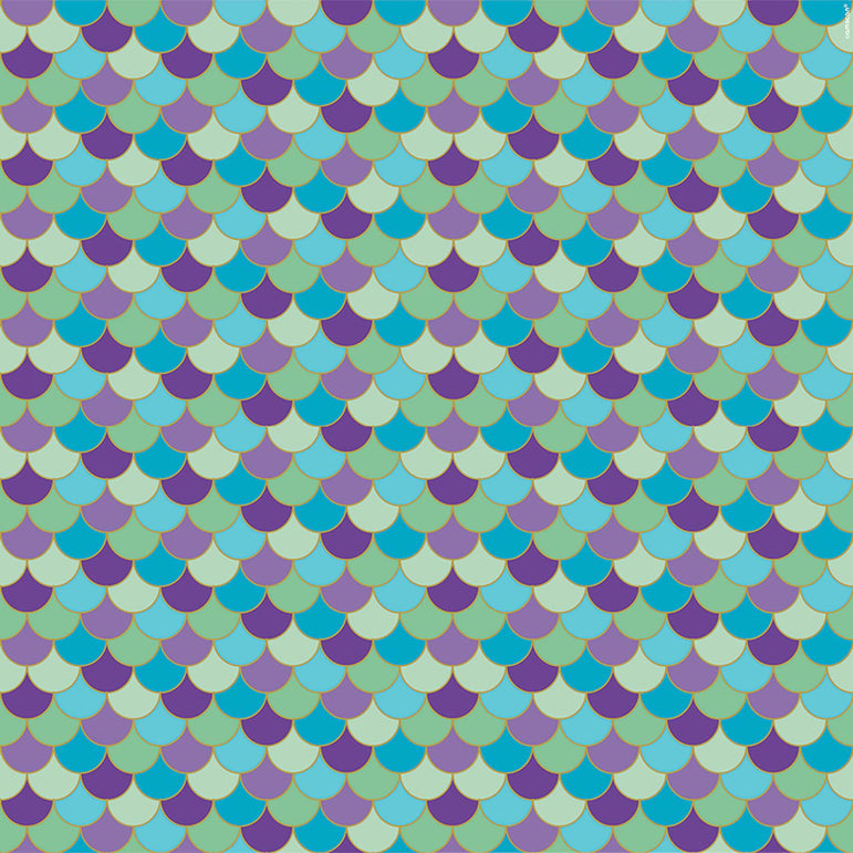 Mermaid Wishes Printed Gift Wrap Party Favors - Party Centre