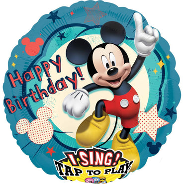 Mickey Clubhouse Birthday Singing Balloon 28in Balloons & Streamers - Party Centre - Party Centre