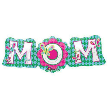 Mom Butterflies Mini Shape Balloon Balloons & Streamers - Party Centre - Party Centre