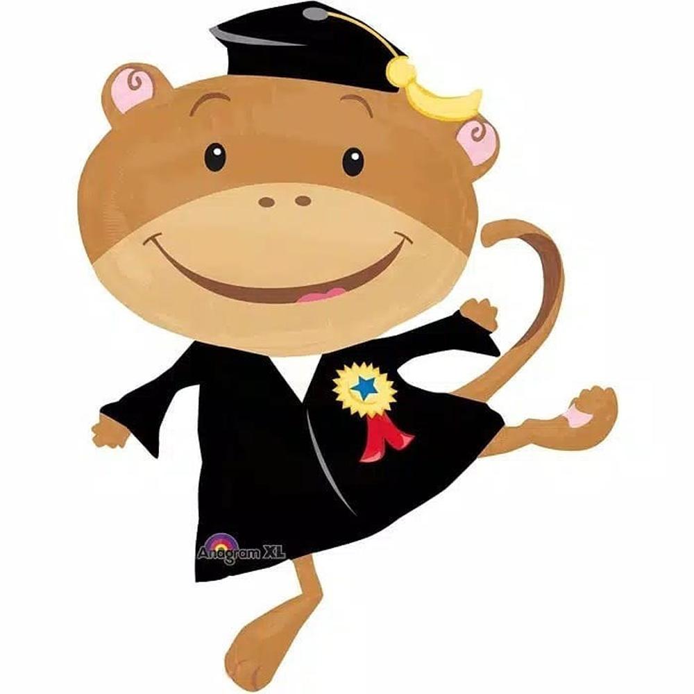 Grad Monkey Supershape Balloon Balloons & Streamers - Party Centre - Party Centre