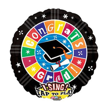 Good Times Graduation Singing Balloon 28in Balloons & Streamers - Party Centre - Party Centre