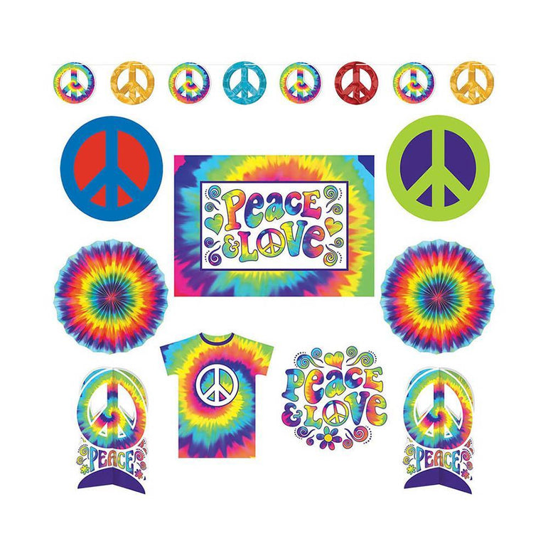 Feeling Groovy Decorating Kit Decorations - Party Centre