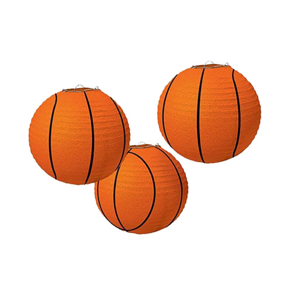 Basketball Paper Lantern Decorations - Party Centre - Party Centre
