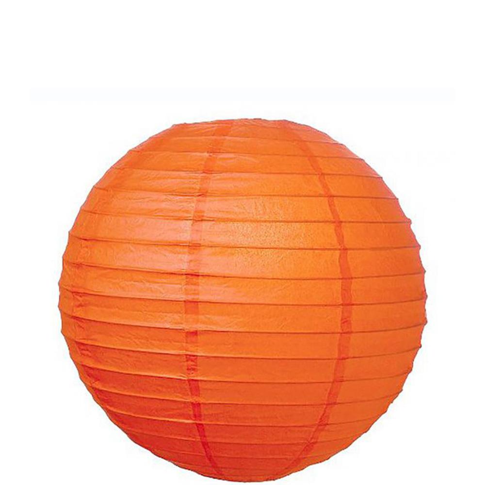 Orange Peel Round Paper Lantern 9.5in 3pcs Decorations - Party Centre - Party Centre