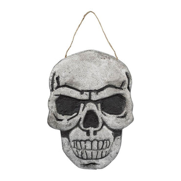 Foam Skull Sign 11.5in x 8.5in Decorations - Party Centre - Party Centre