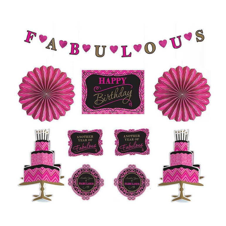 Fabulous Room Decorating Kit Decorations - Party Centre