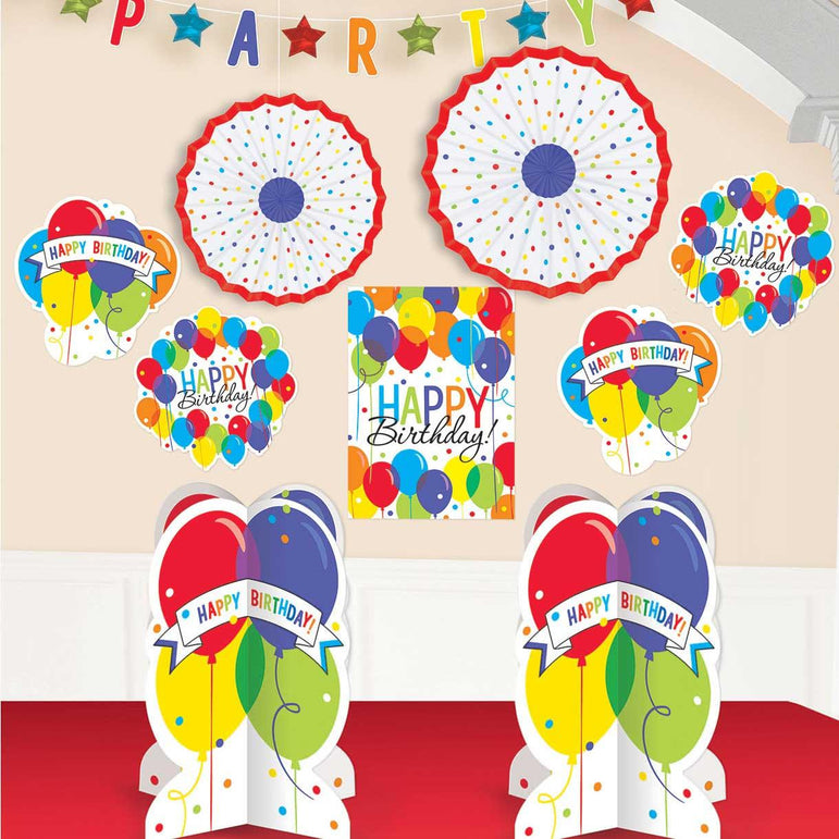 Balloon Bash Room Decorating Kit Decorations - Party Centre