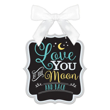 Baby Shower Sign - Ribbon Bow Hanger - Neutral Decorations - Party Centre - Party Centre