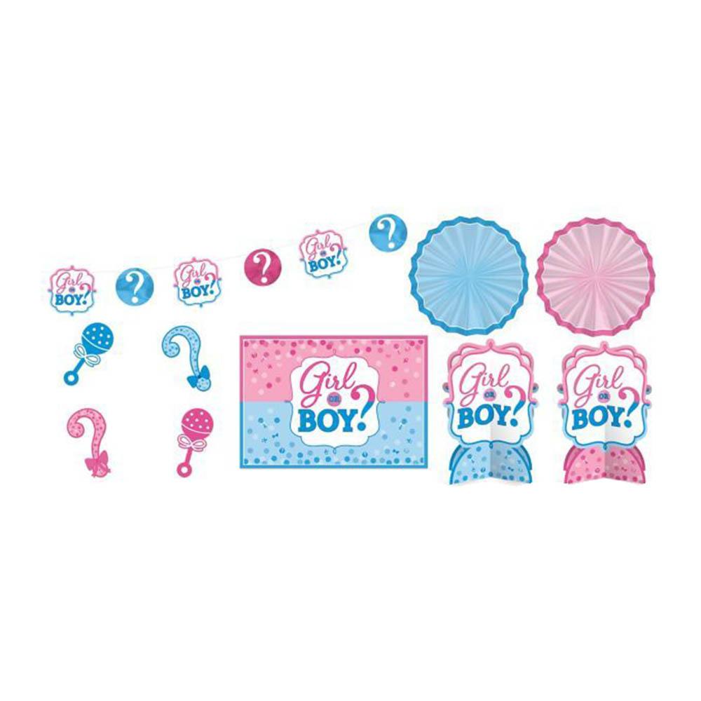 Girl Or Boy? Room Decorating Kit Decorations - Party Centre - Party Centre