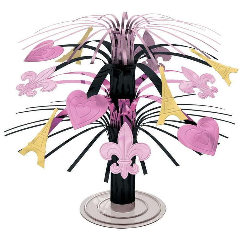 A Day In Paris Cascade Centerpiece Decorations - Party Centre