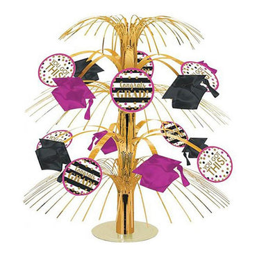 Gold Confetti Grad Cascade Centerpiece Decorations - Party Centre - Party Centre