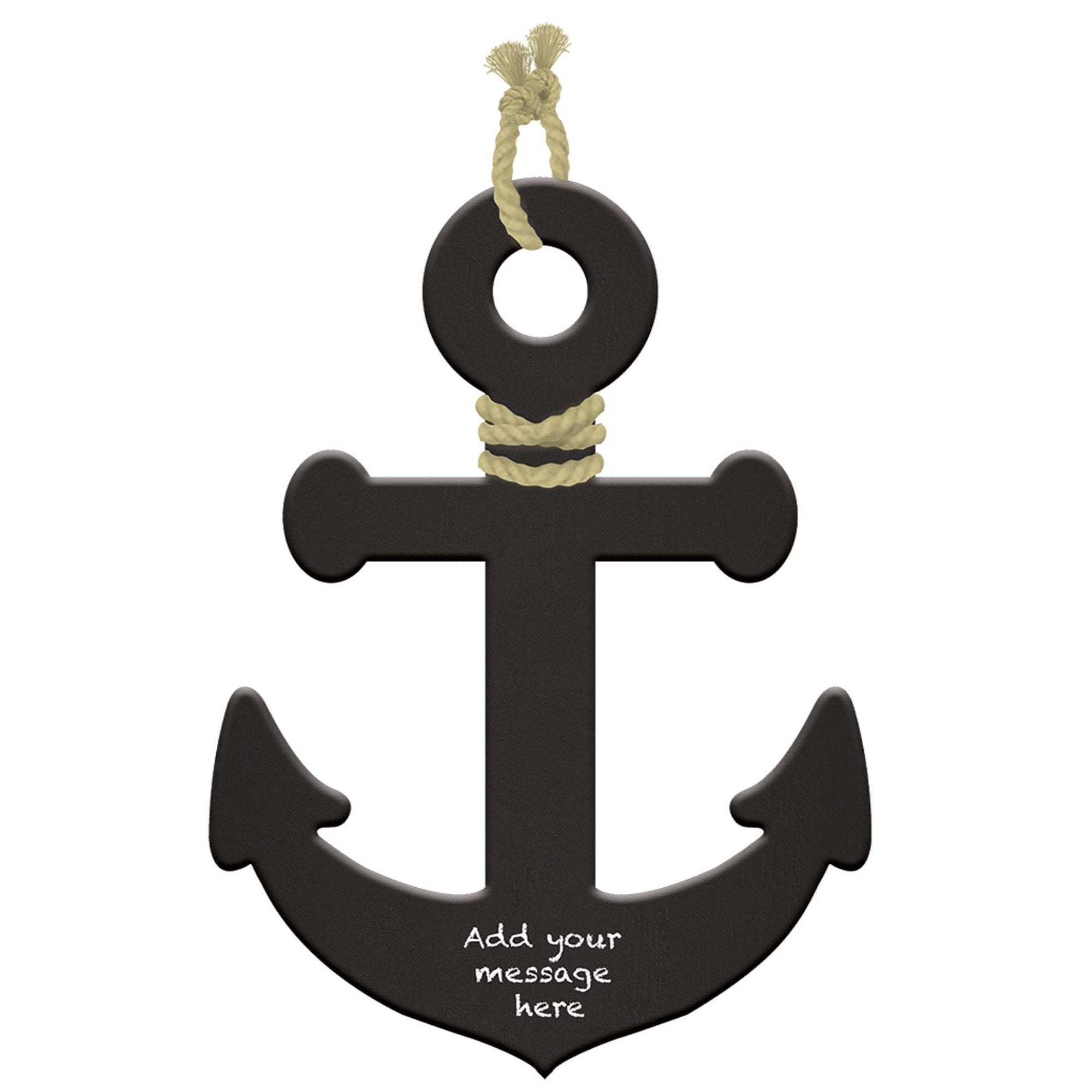 Anchors Aweigh Nautical Chalkboard Sign - Party Centre