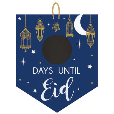 Eid Celebration Countdown Chalkboard Sign Decorations - Party Centre - Party Centre