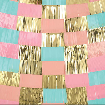 Pastel Paper & Foil Backdrop Decorating Banner Decorations - Party Centre - Party Centre
