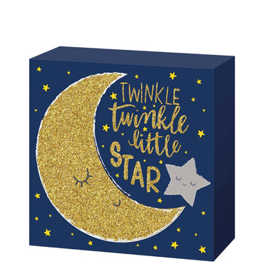 Twinkle Little Star Standing Plaque Favours - Party Centre - Party Centre