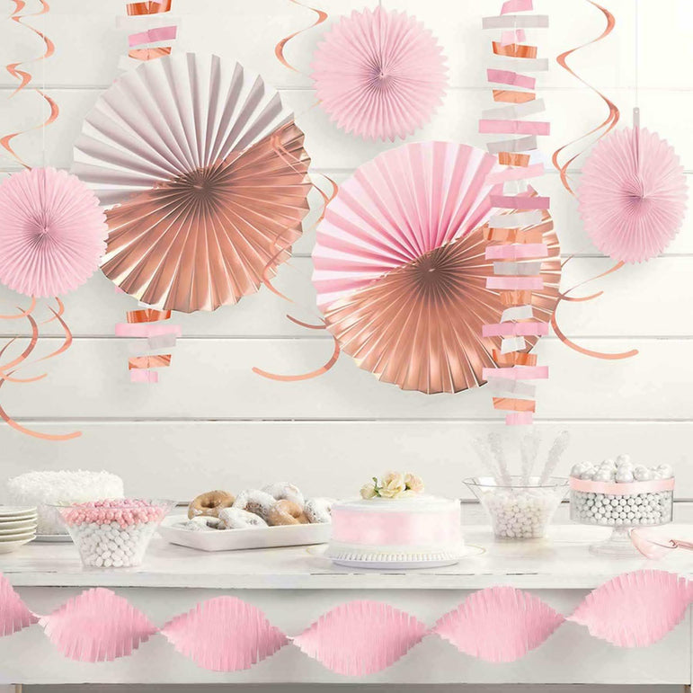 Rose Gold & Blush Decorating Kit Decorations - Party Centre