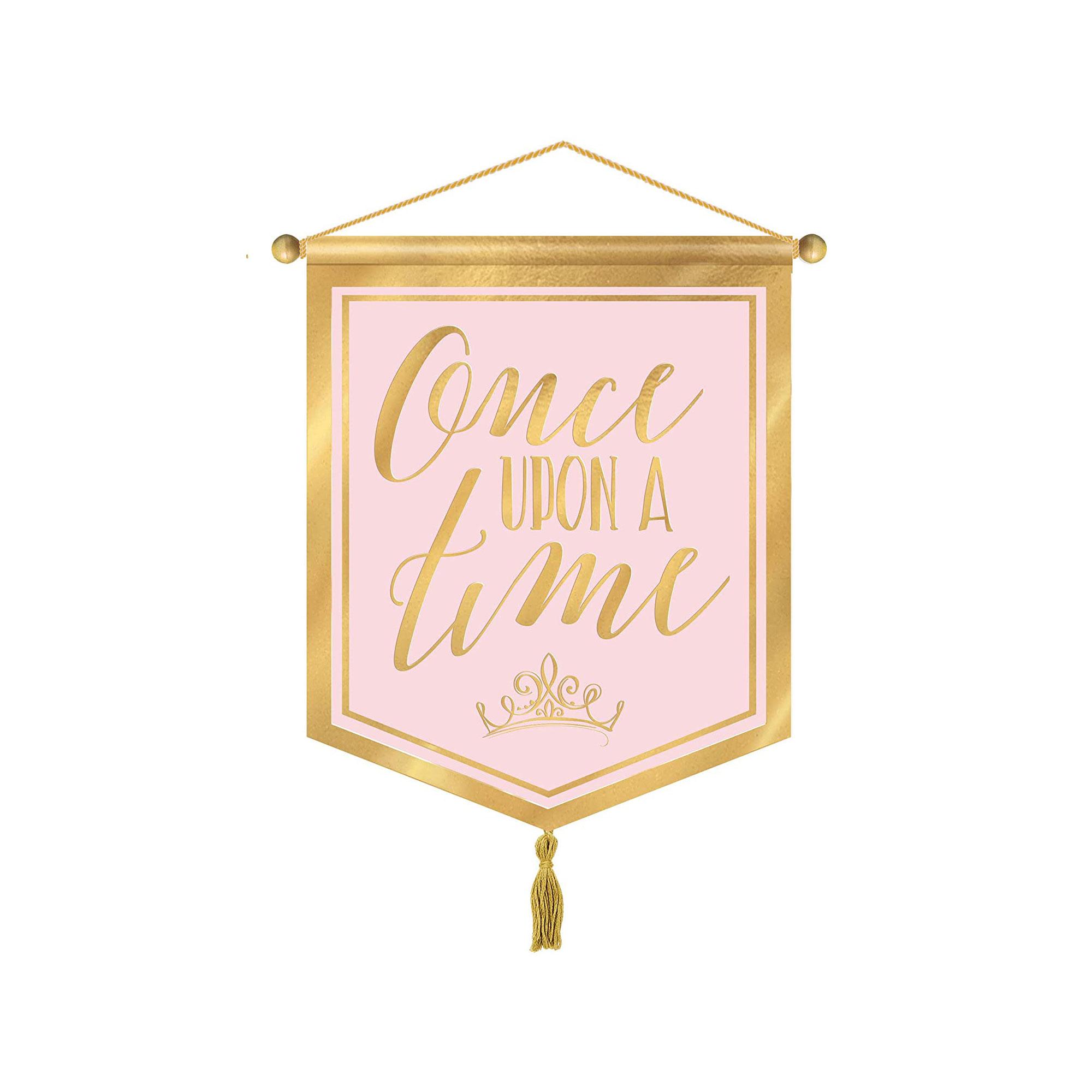 Disney Princess Once Upon A Time Canvas Hanging Decoration Decorations - Party Centre - Party Centre