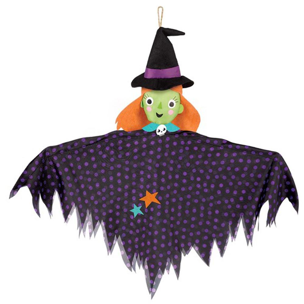 Hanging Fabric Witch 24in Decorations - Party Centre - Party Centre