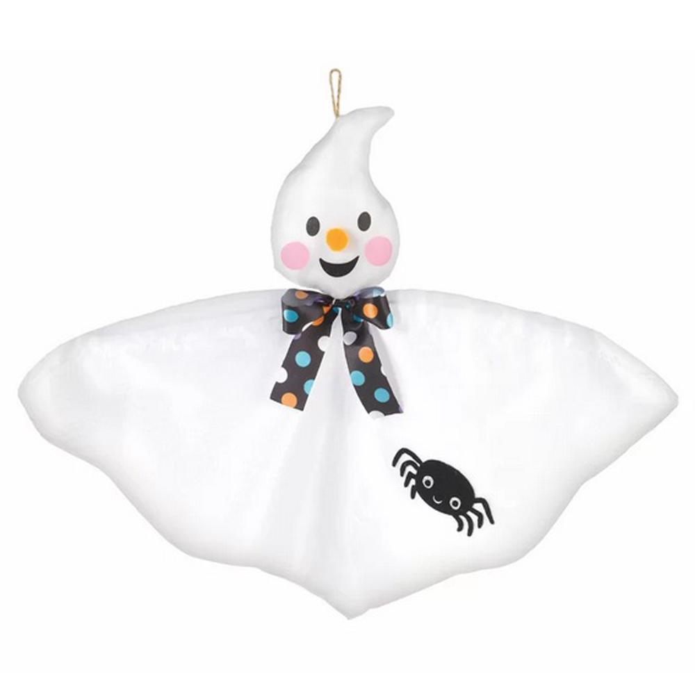 Hanging Fabric Ghost 12in Decorations - Party Centre - Party Centre