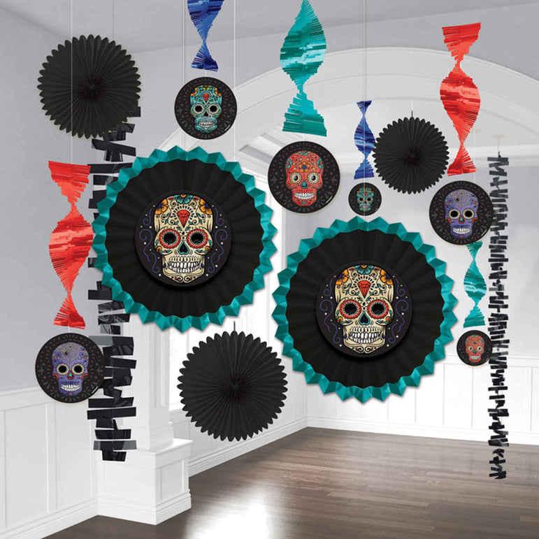 Day of the Dead Sugar Skull Room Decorating Kit