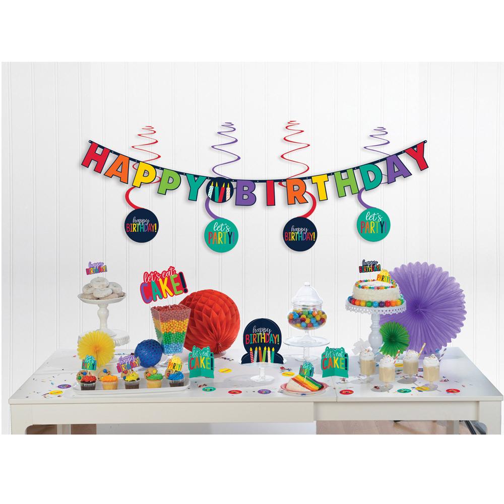 Rainbow Mini Decorating Kit Decorations - Party Centre - Party Centre