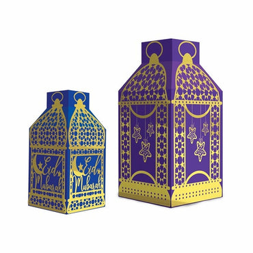 Eid Lantern 3D Table Decorations 5pcs - Party Centre