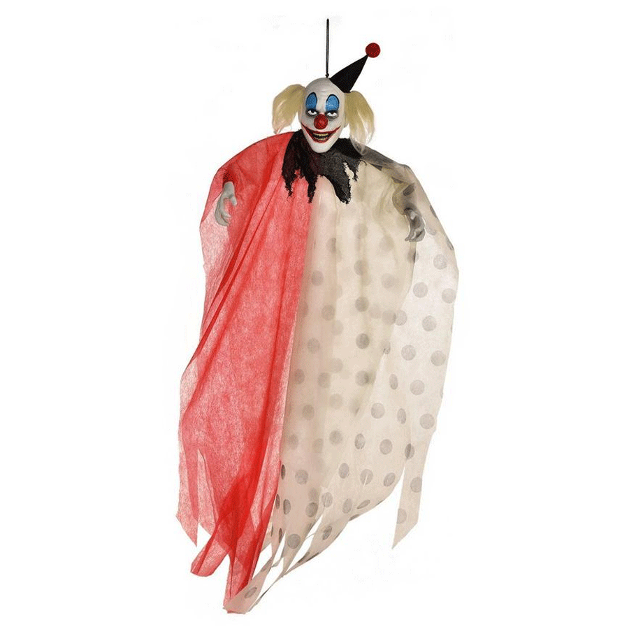 Hanging Clown Fabric & Plastic - Party Centre