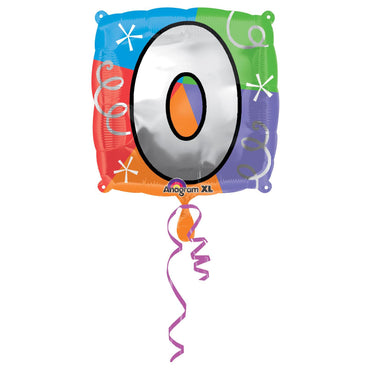 Letter O Square Foil Balloon 45cm Balloons & Streamers - Party Centre - Party Centre