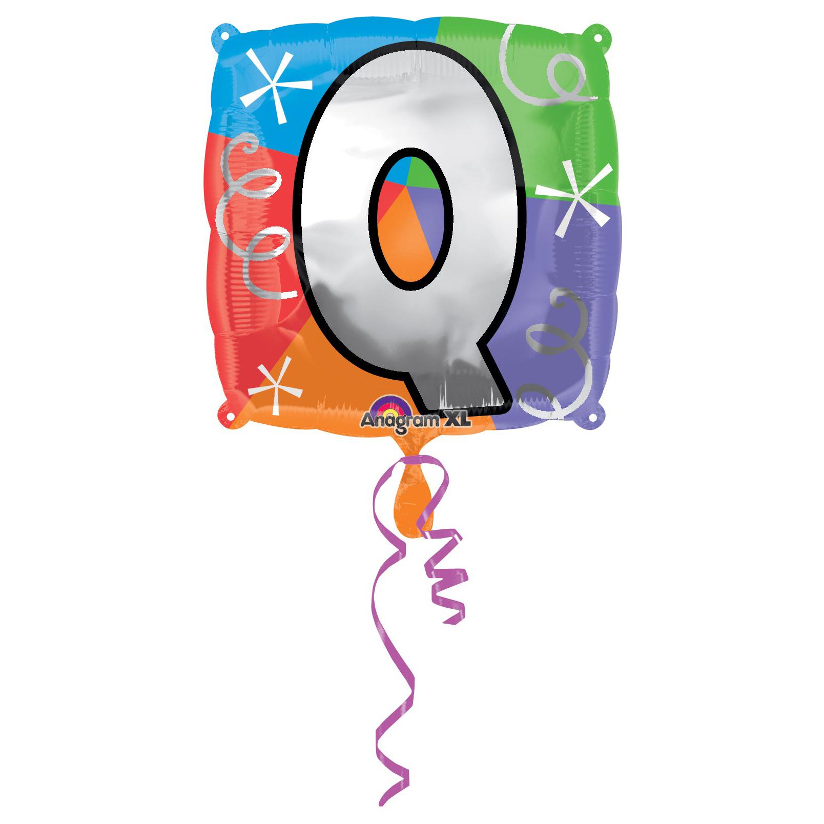 Letter Q Square Foil Balloon 45cm Balloons & Streamers - Party Centre - Party Centre
