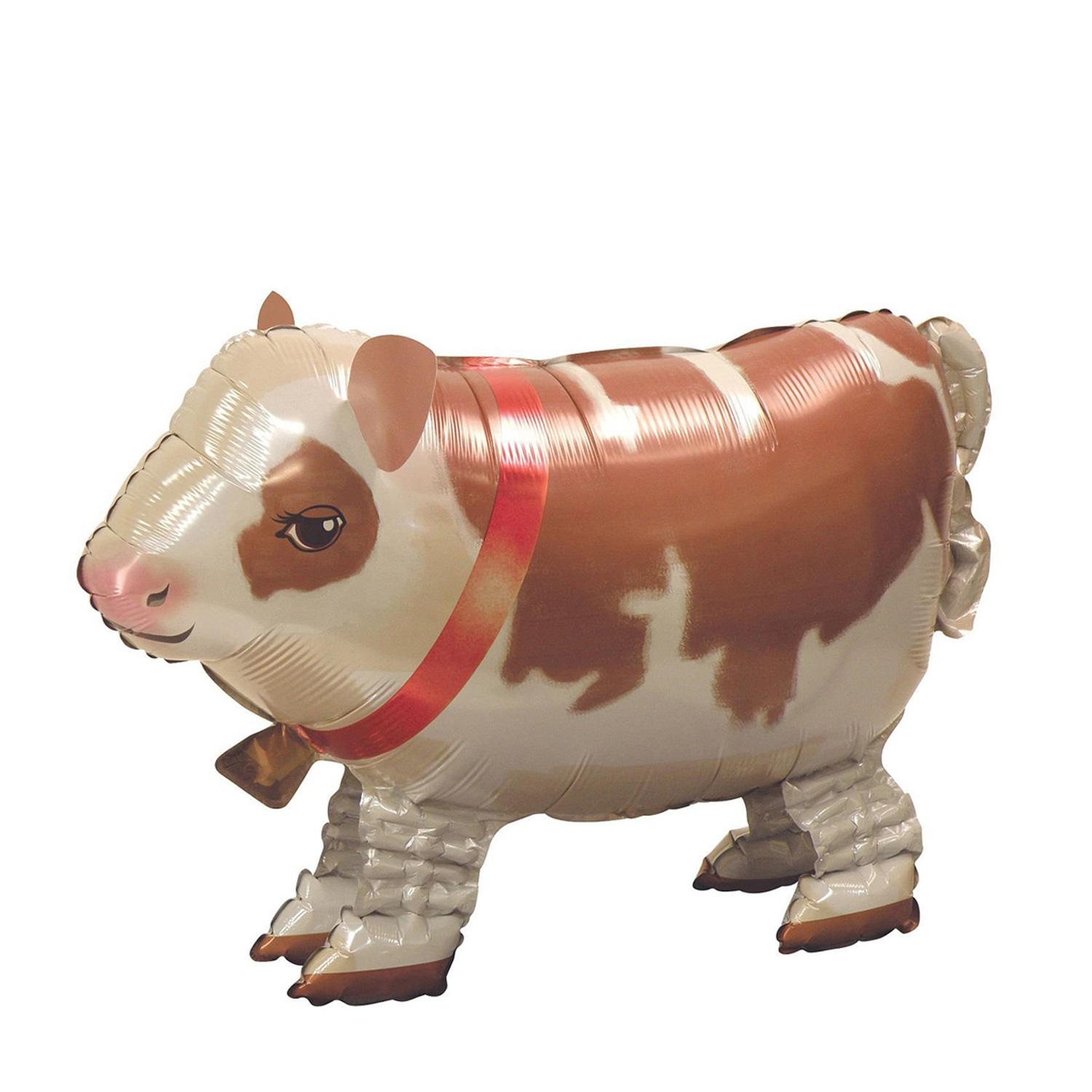 Cute Cow Airwalker Balloon Buddy 25in Balloons & Streamers - Party Centre - Party Centre