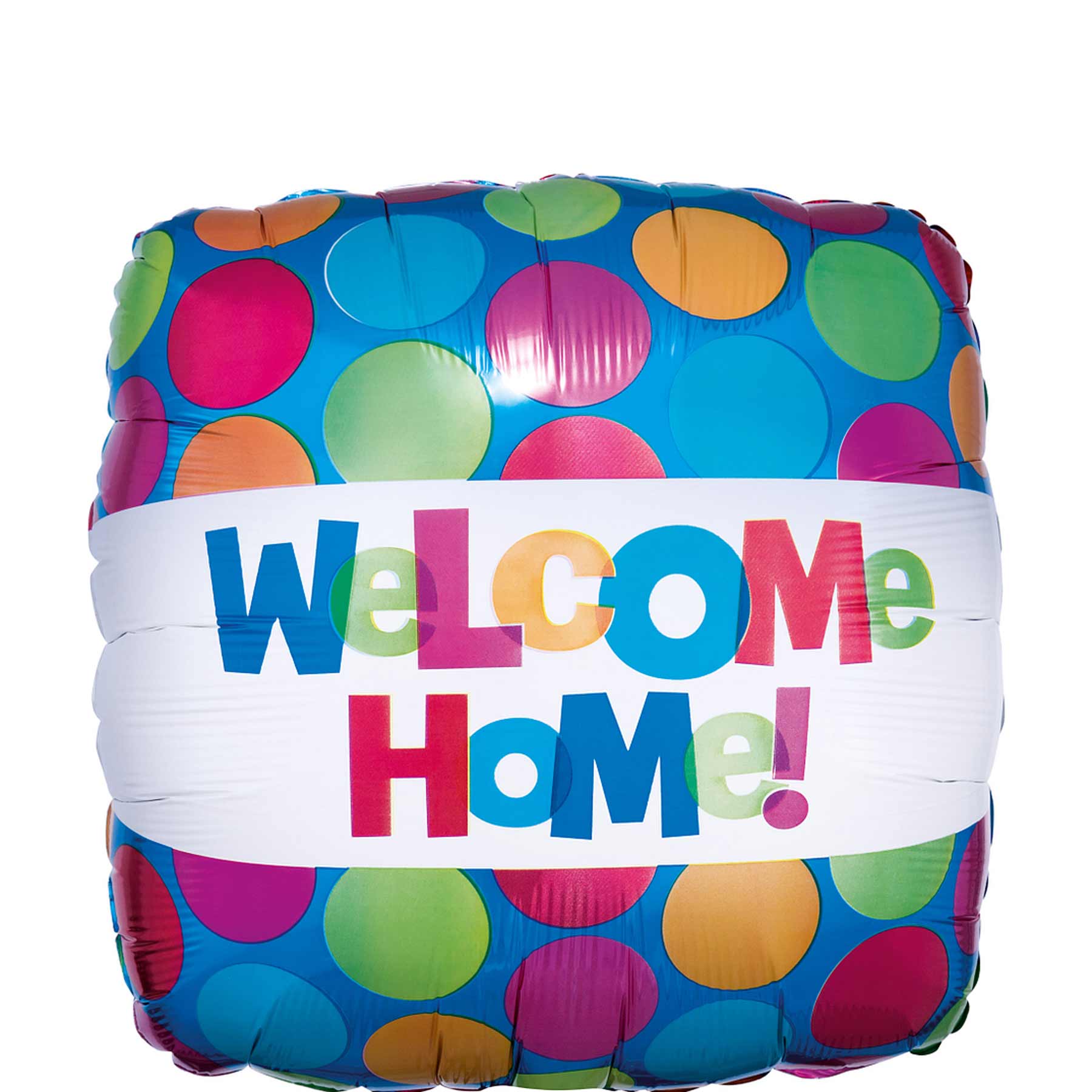 Welcome Home Square Foil Balloon 18in - Party Centre