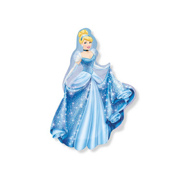 Cinderella SuperShape Foil Balloon 28 x 33in - Party Centre