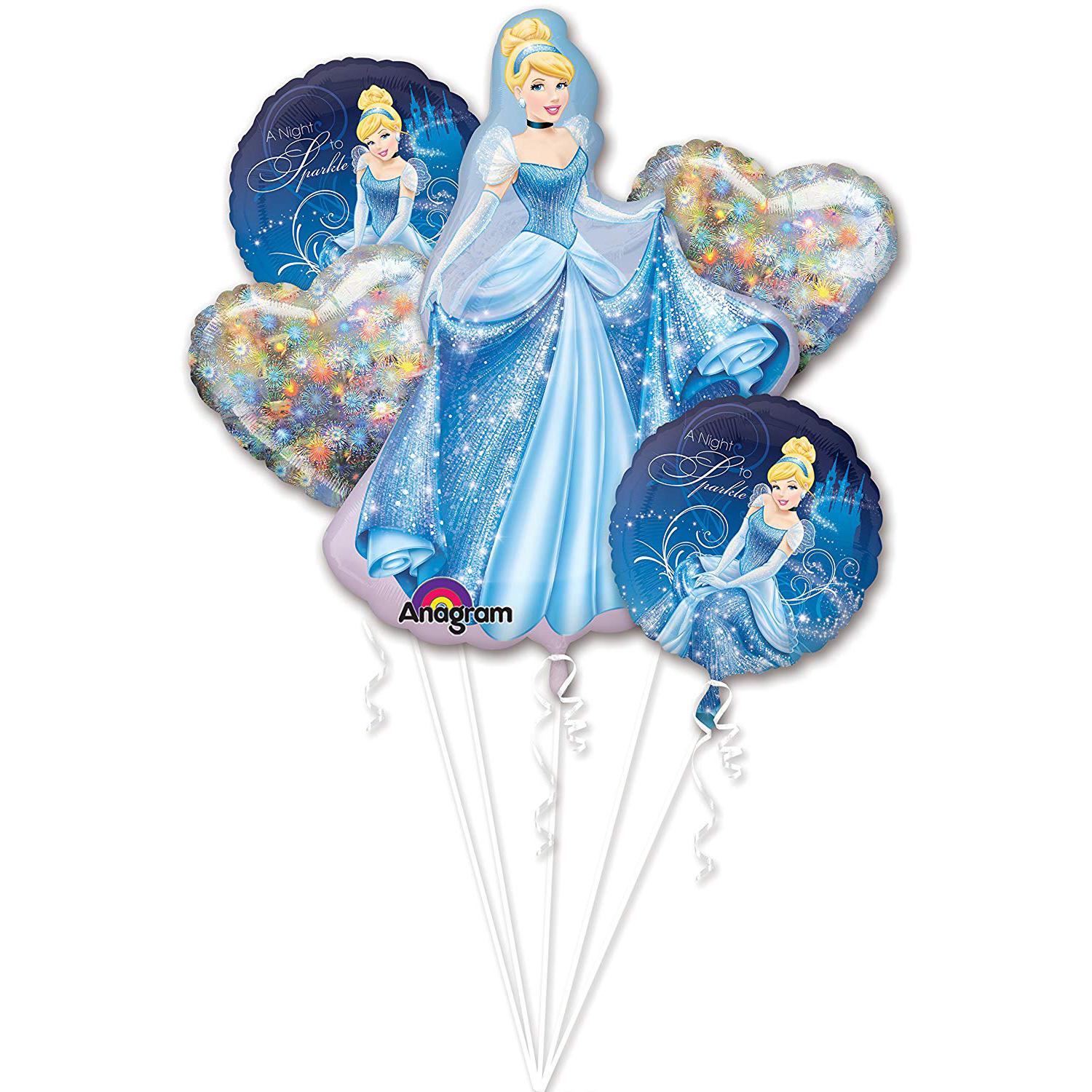 Cinderella Balloon Bouquet Balloons & Streamers - Party Centre - Party Centre