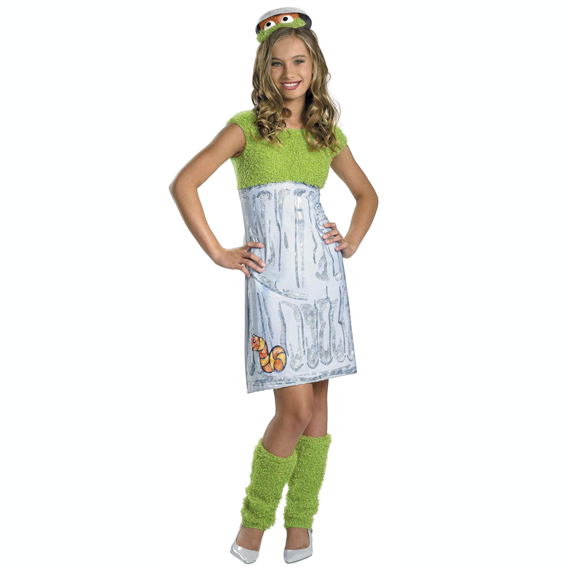 Teen Oscar Girl Sesame Street Costume Costumes & Apparel - Party Centre - Party Centre