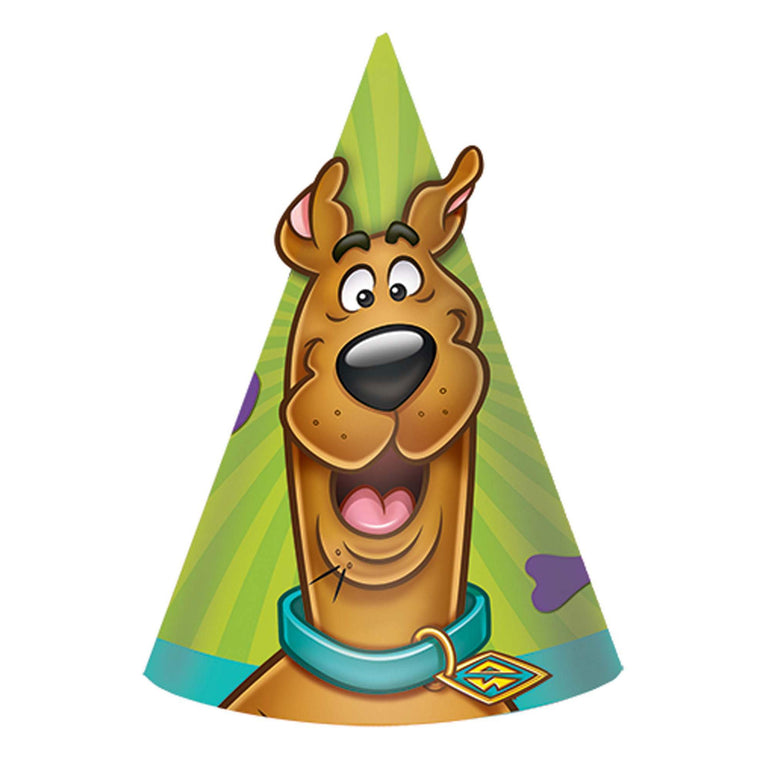 Scooby-Doo Paper Cone Hats 8pcs Party Accessories - Party Centre